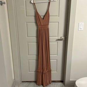 Lace maxi dress